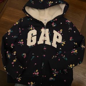 Gap Kids fleece front zip hoodie